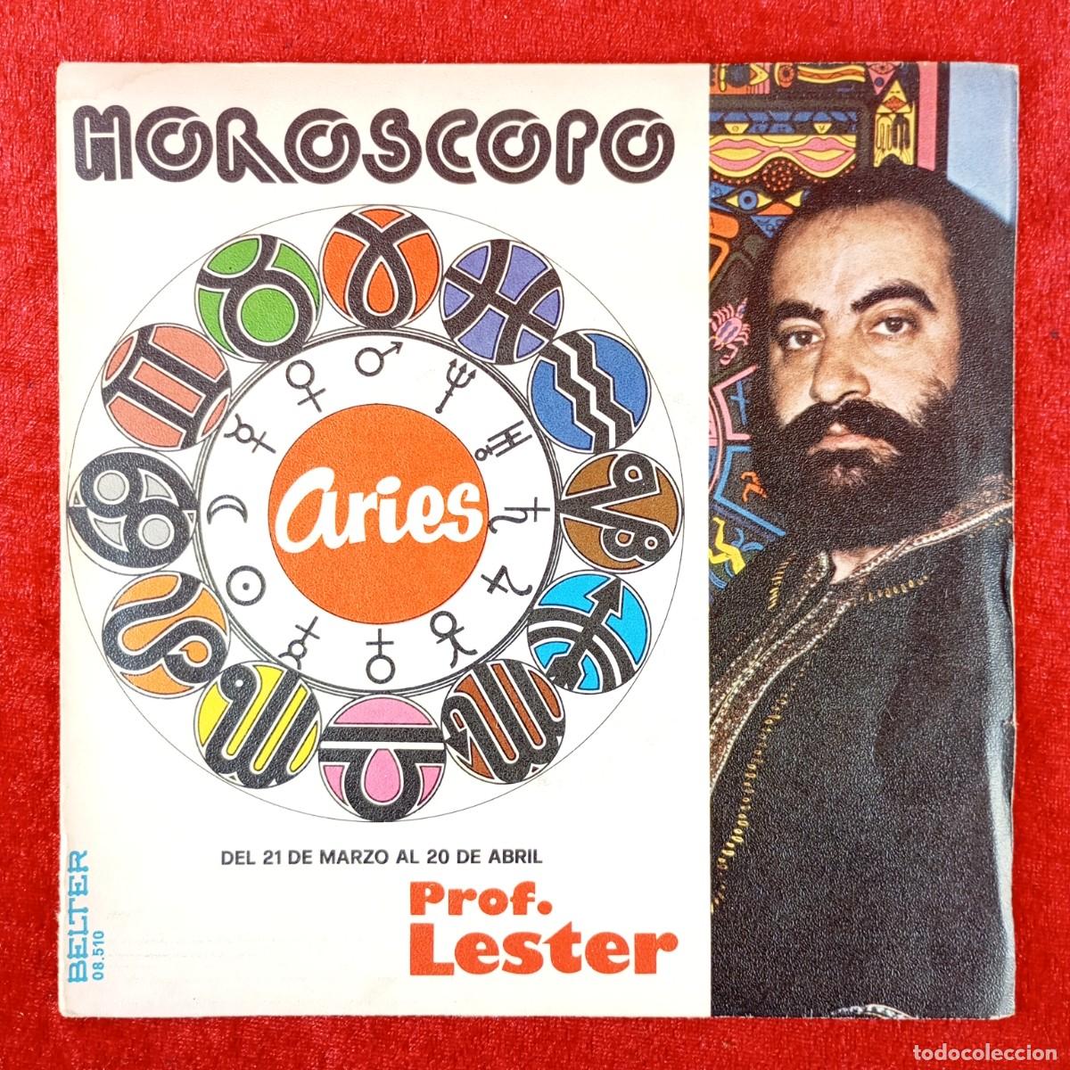 Discos de vinilo: HOROSCOPO - ARIES - PROF. LESTER - 08.510 - SINGLE VINILO / 1417
