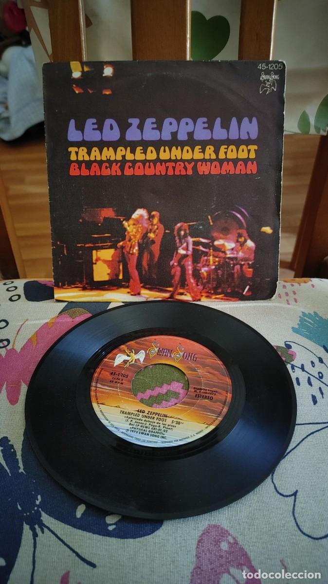 Discos de vinilo: LED ZEPPELIN-SINGLE TRAMPLED UNDER FOOT