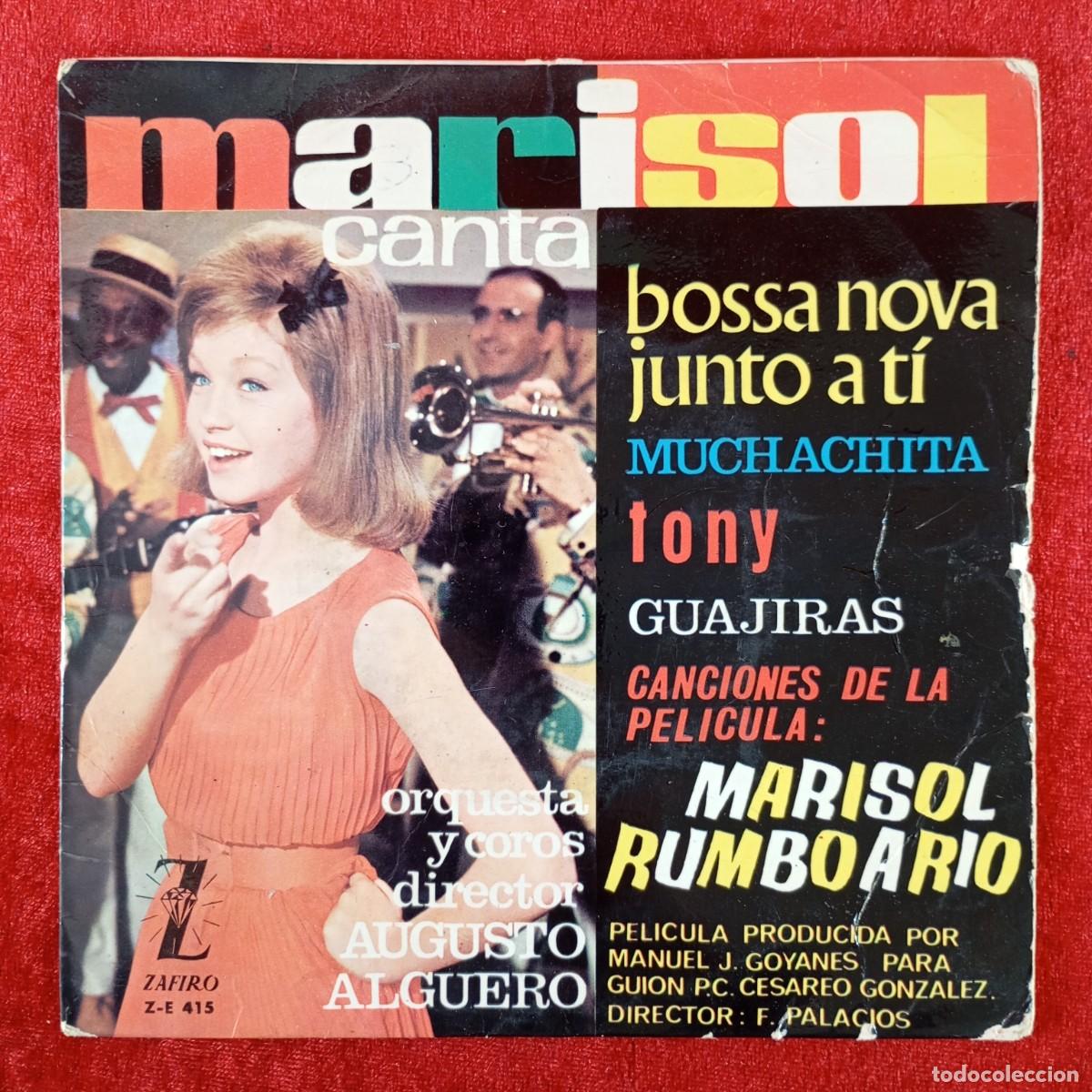 Discos de vinilo: MARISOL CANTA BOSSA NOVA - JUNTO A T&Iacute;, MUCHACHITA - BANDA SONORA - Z-E 415 - SINGLE VINILO / 1420