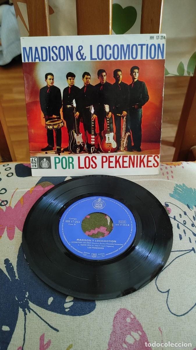Discos de vinilo: LOS PEKENIKES-EP MADISON & LOCOMOTION