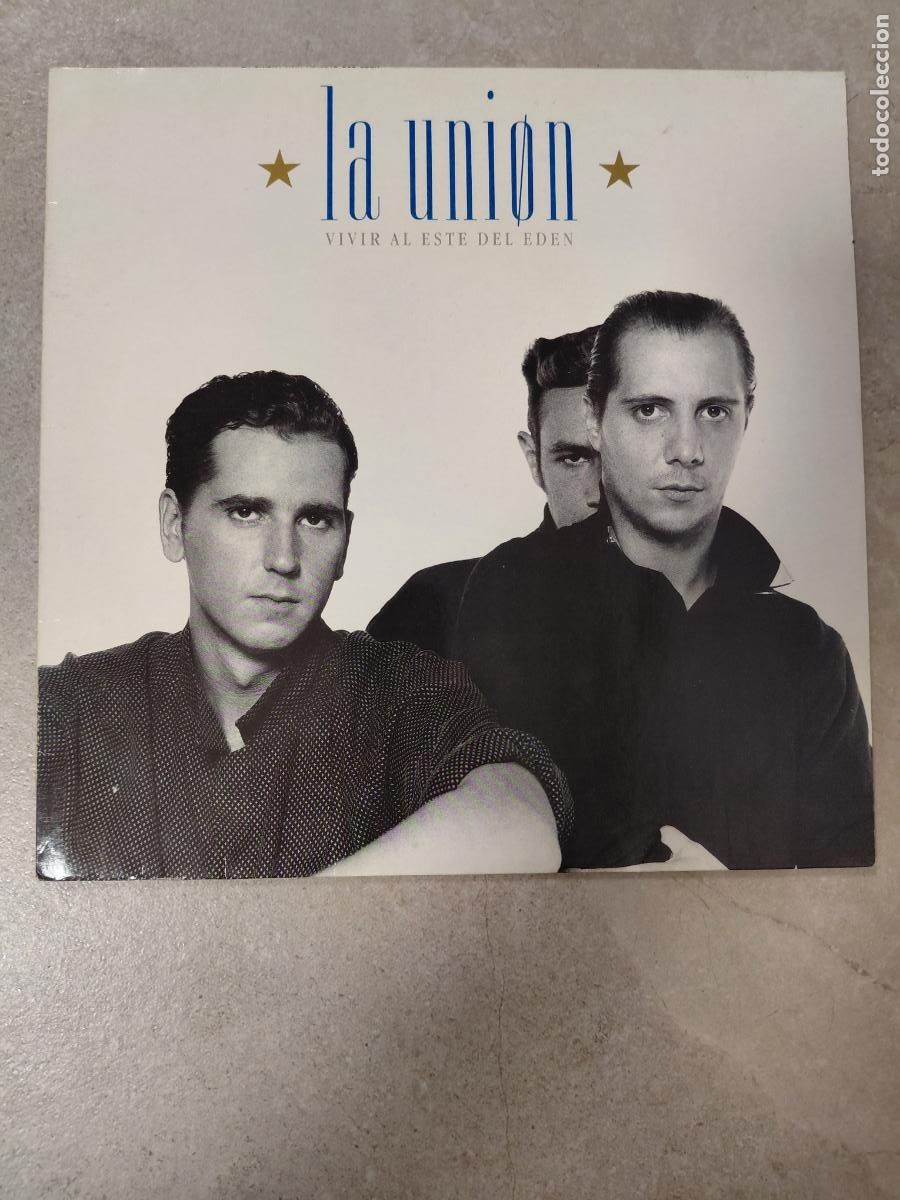 Discos de vinilo: LP DISCO VINILO LA UNION VIVIR AL ESTE DEL ED&Eacute;N WEA 1988
