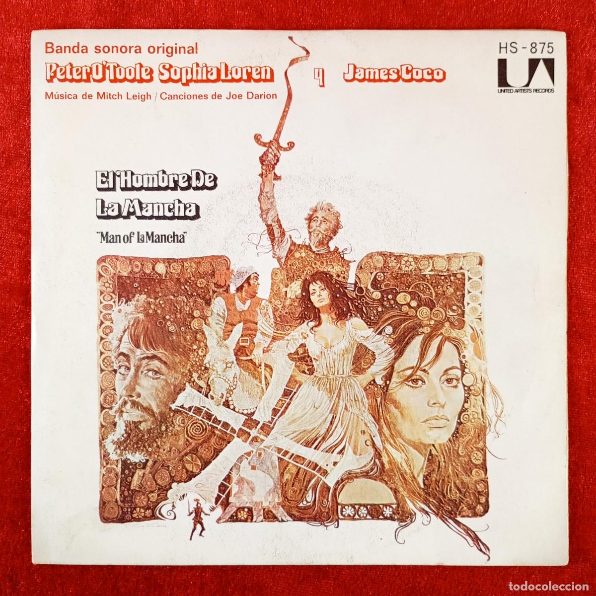 Discos de vinilo: EL HOMBRE DE LA MANCHA - BANDA SONORA ORIGINAL - HS 875 - SINGLE VINILO / 1440