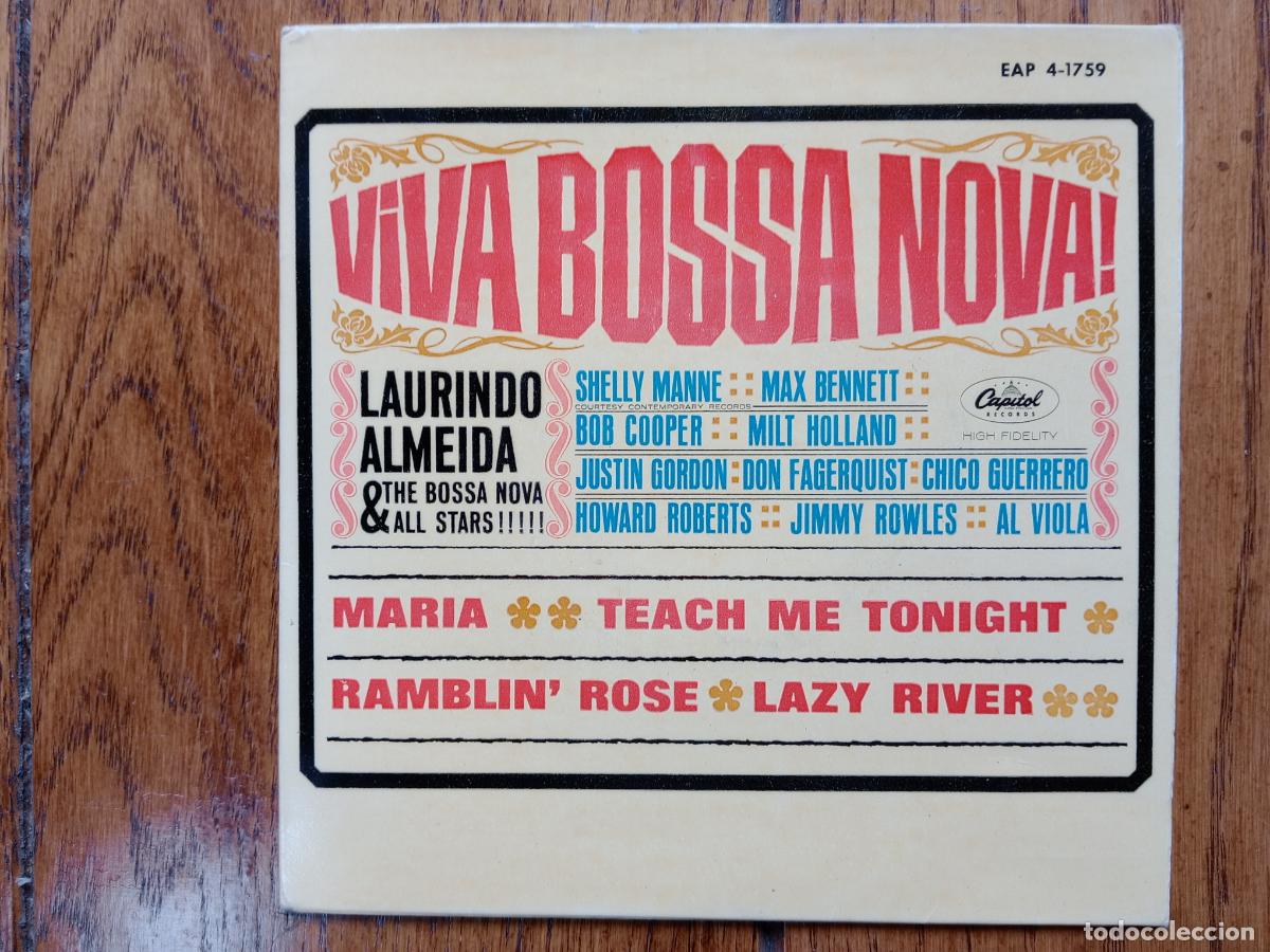 Discos de vinilo: Laurindo Almeida and the bossa nova all stars - viva bossa nova - Mar&iacute;a + teach me tonight + 2