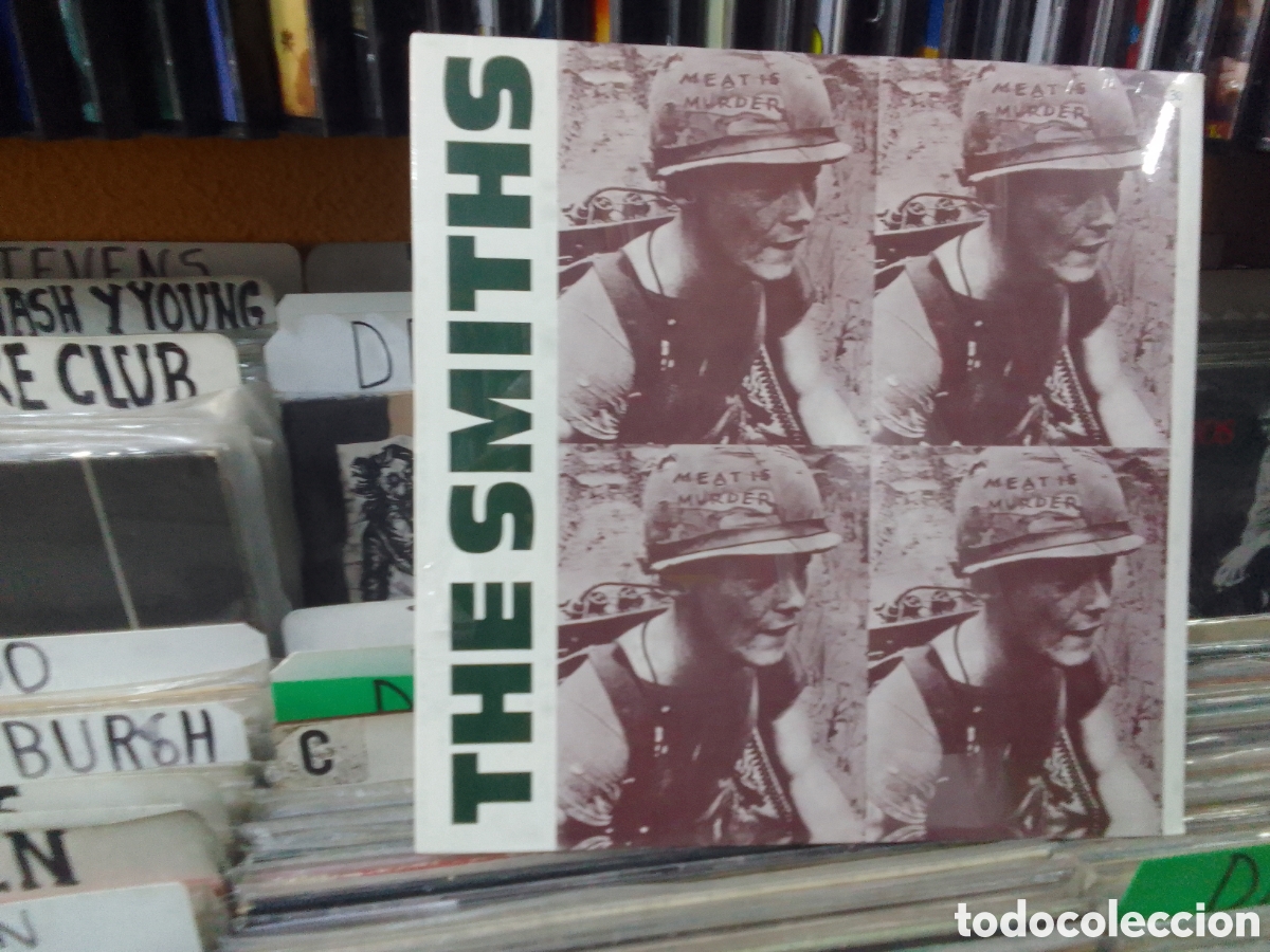 Discos de vinilo: The smiths,meat is murder, reedici&oacute;n