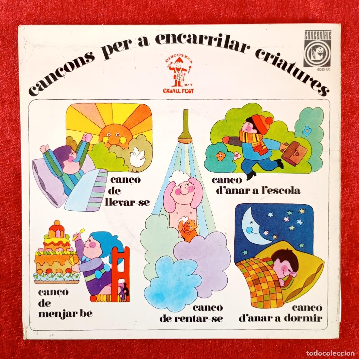 Discos de vinilo: CAN&Ccedil;ONS PER A ENCARRILAR CRIATURES - CAVALL FORT - 6055-UC - SINGLE VINILO / 1452