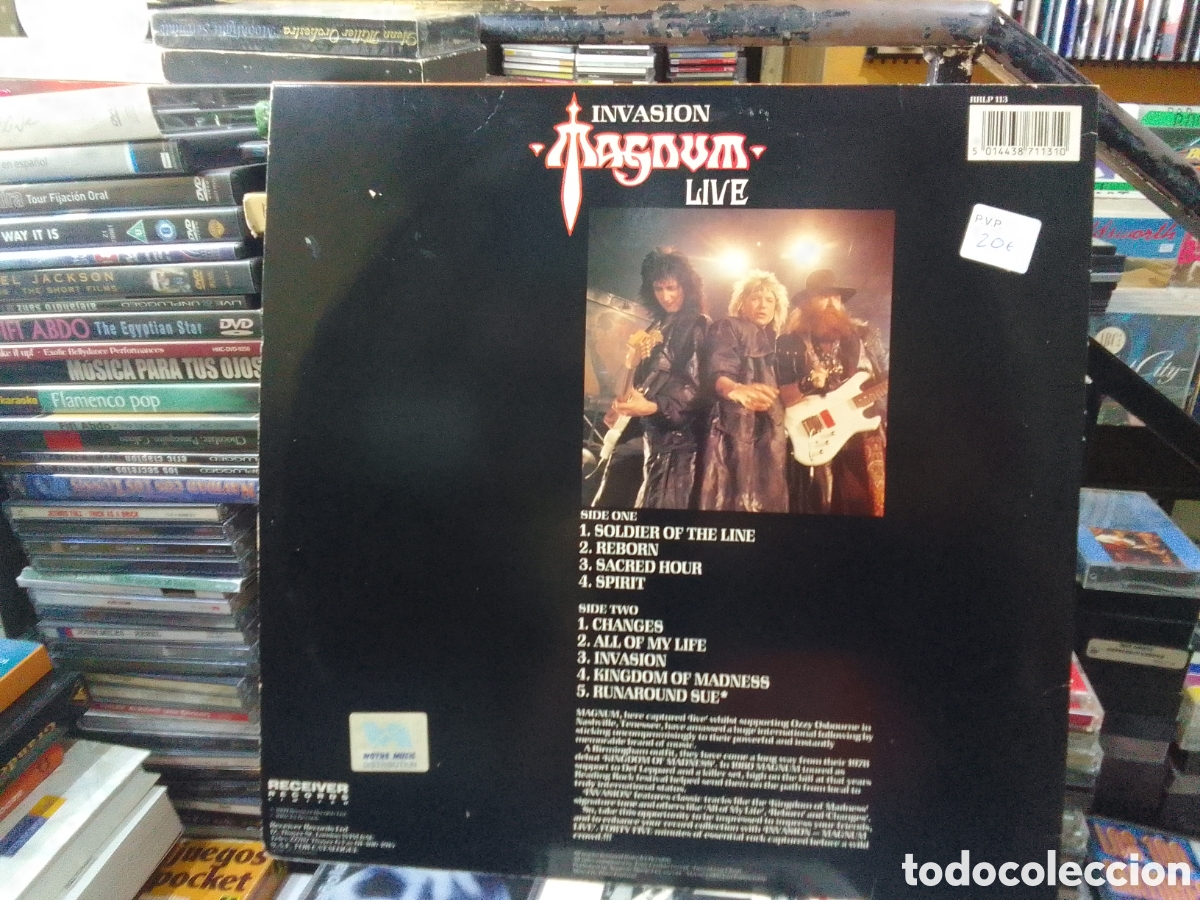 Discos de vinilo: Magnum, invasi&oacute;n live - Foto 2