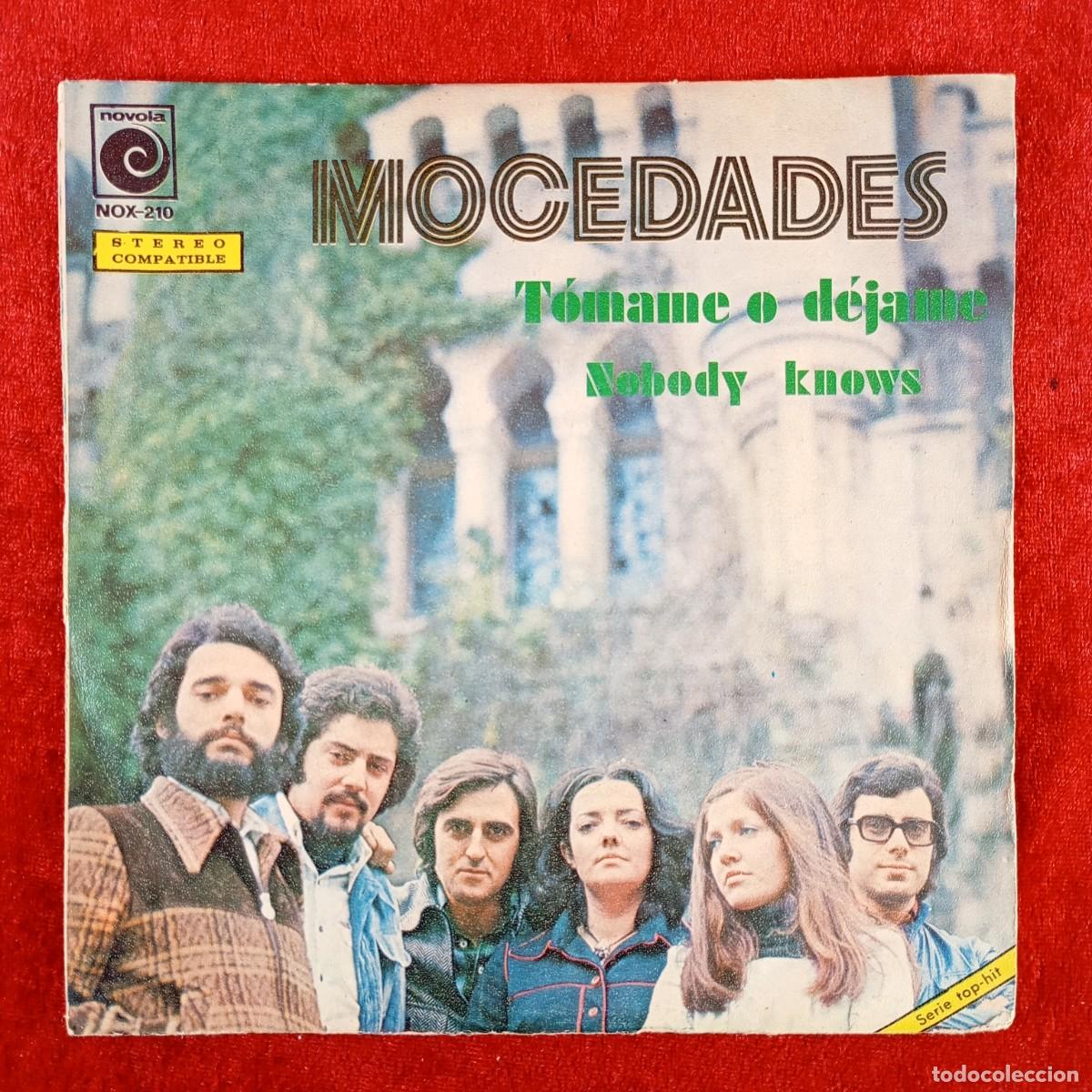 Discos de vinilo: MOCEDADES - T&Oacute;MAME O D&Eacute;JAME, NOBODY KNOWS - NOX-210 - SINGLE VINILO / 1455