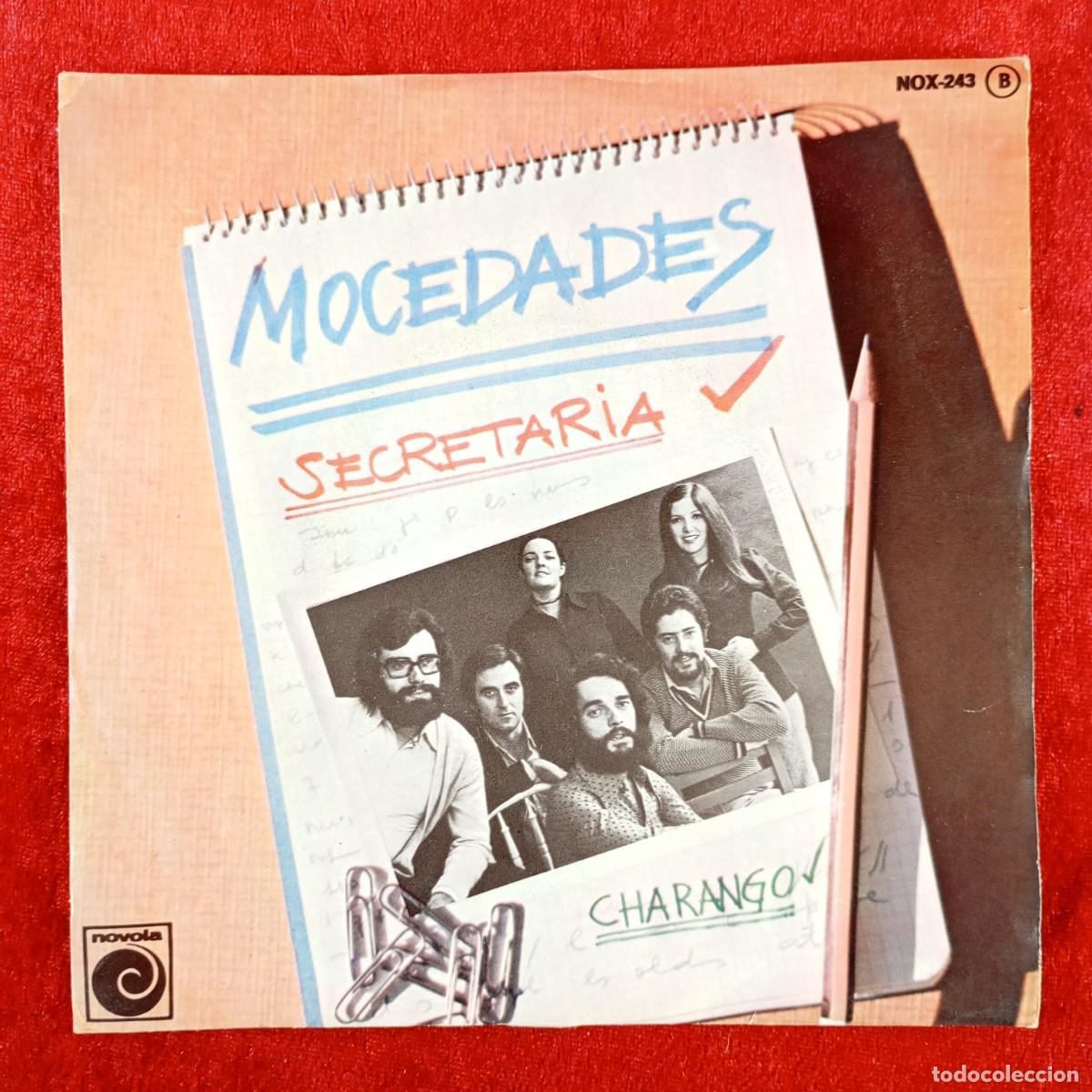 Discos de vinilo: MOCEDADES - SECRETARIA, CHARANGO - NOX-243 - SINGLE VINILO / 1456