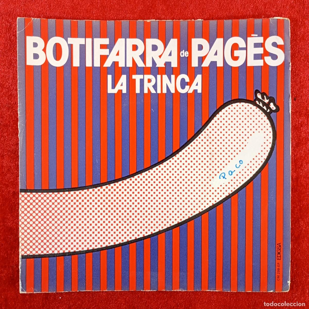 Discos de vinilo: LA TIRNCA - BOTIFARRA DE PAG&Egrave;S - CM 298 EP - SINGLE VINILO / 1458