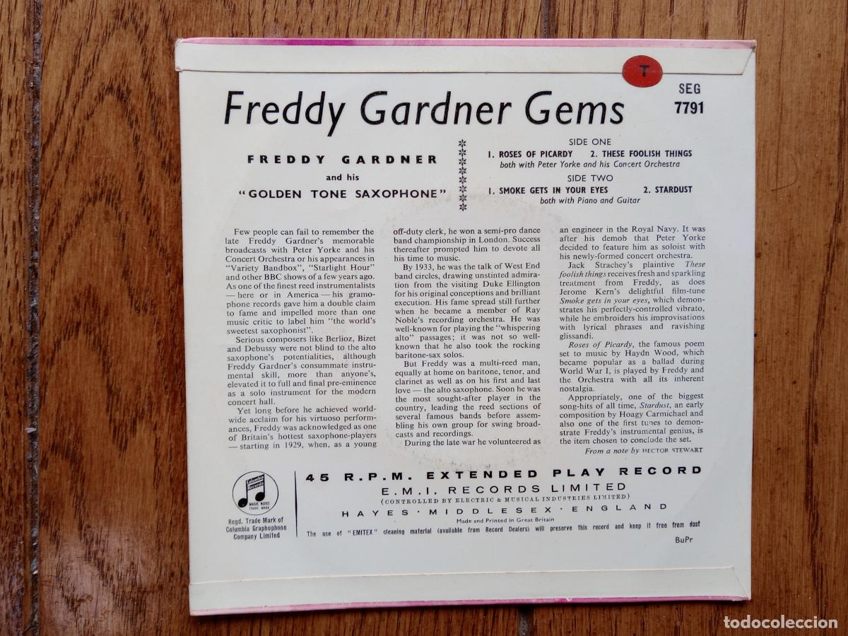 Discos de vinilo: Freddy Gardner - gems - Foto 2