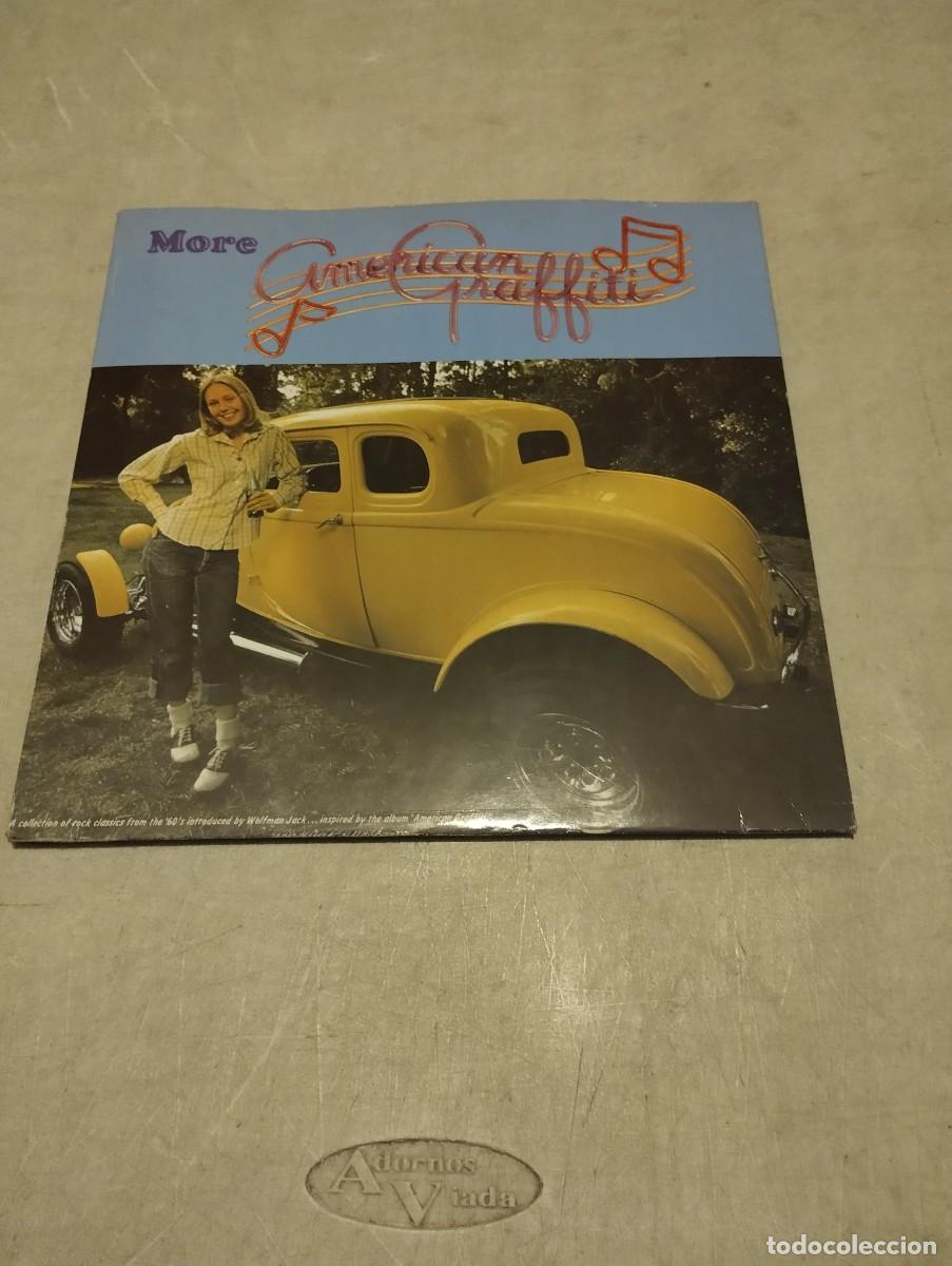 Discos de vinilo: AMERICAN GRAFFITI DOBLE LP MORE FR.1975 PORTADA ABIERTA