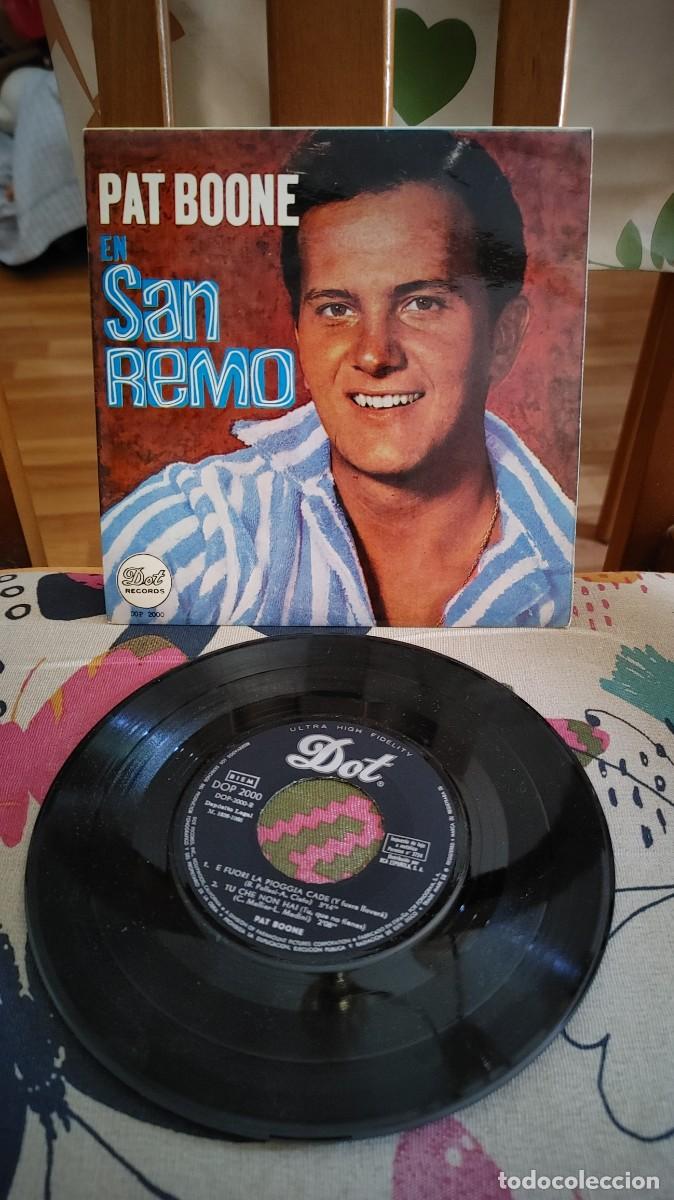 Discos de vinilo: PAT BOONE-EP EN SAN REMO-BUEN ESTADO
