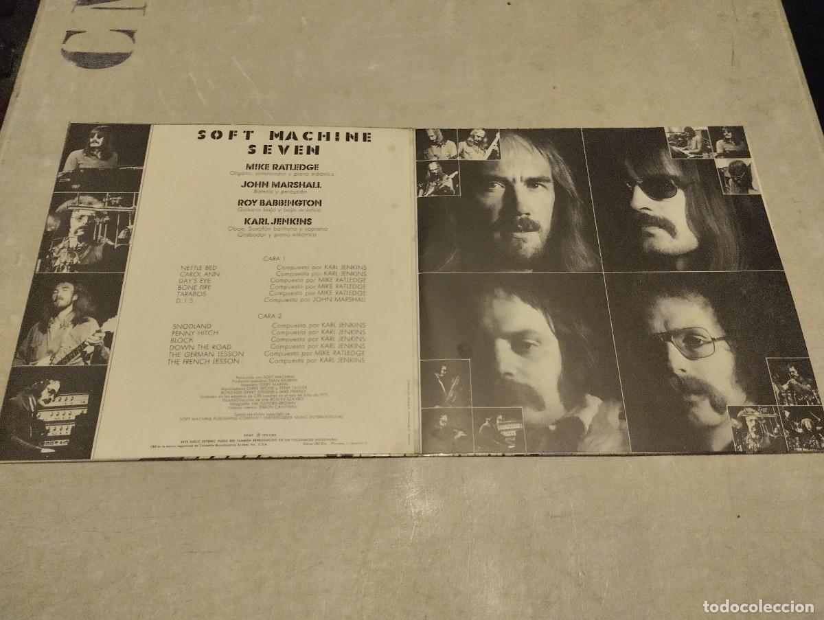 Discos de vinilo: SOFT MACHINE LP SEVEN ESP.1973 PORTADA ABIERTA - Foto 2