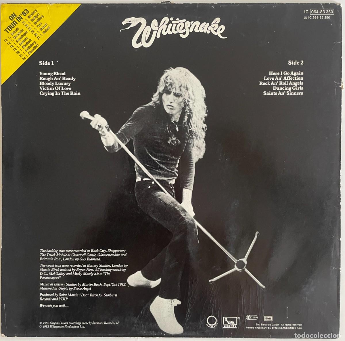 Discos de vinilo: Whitesnake &ndash; Saints & Sinners - Foto 2