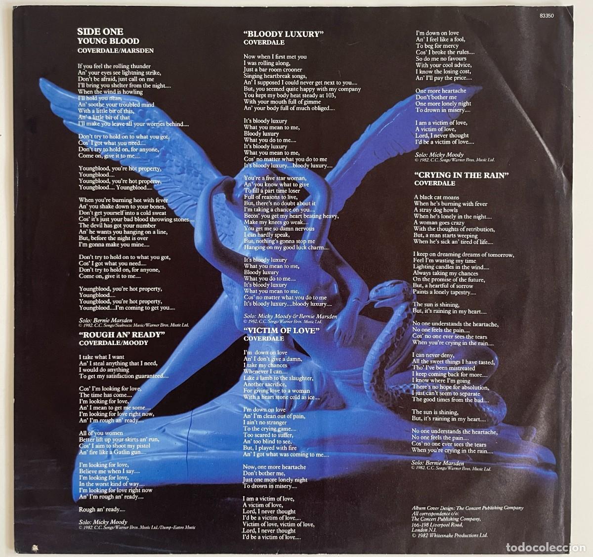 Discos de vinilo: Whitesnake &ndash; Saints & Sinners - Foto 4