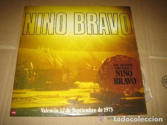 Discos de vinilo: NINO BRAVO - HOMENAGE A NINO BRAVO - LOS ARTISTA ESPA&Ntilde;OLES A NINO ..LP CON ..JULIO IGLESIAS . ETC