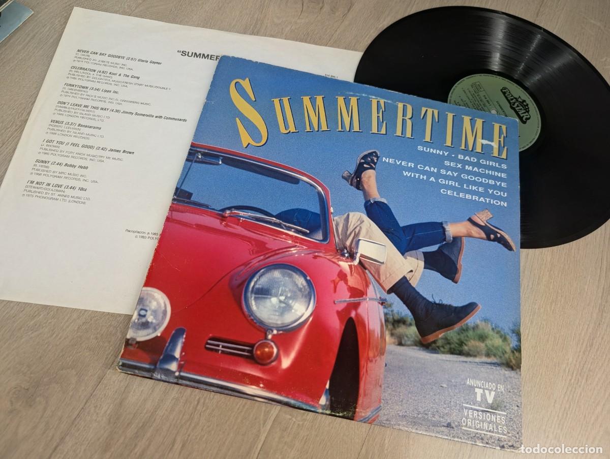 Discos de vinilo: SUMMERTIME - RECOPILATORIO DANCE ..ANUNCIADO EN TV.. LP POLYSTAR - 1993 - DONNA SUMMER, Y 15 MAS .