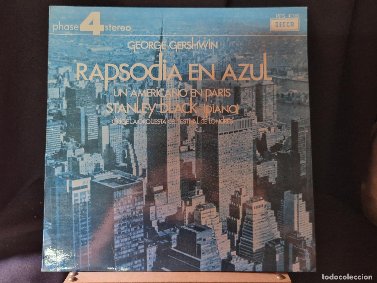 Discos de vinilo: SINGLE. GEORGE GERSHWIN. RAPSODIA EN AZUL. - Foto 1