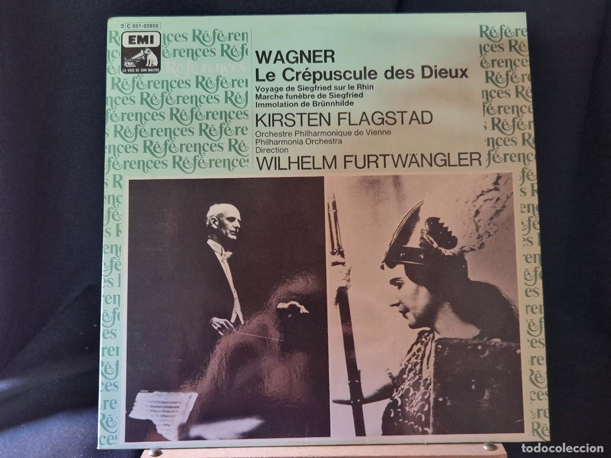 Discos de vinilo: SINGLE. WAGNER. LE CREPUSCULE DES DIEUX. KIRSTEN FLAGSTAD.