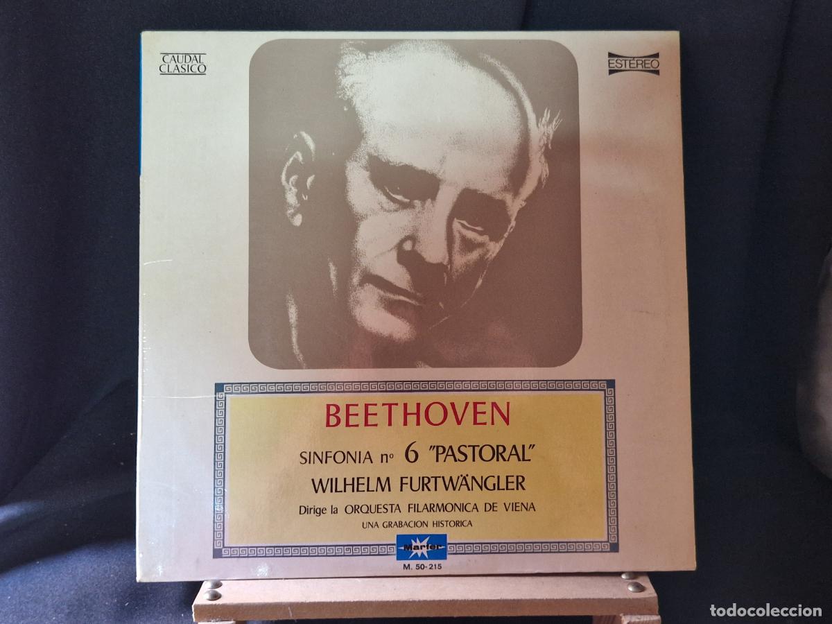 Discos de vinilo: SINGLE. BEETHOVEN. SINFONIA NU6. PASTORAL. WIHELM FURTWANGLER.