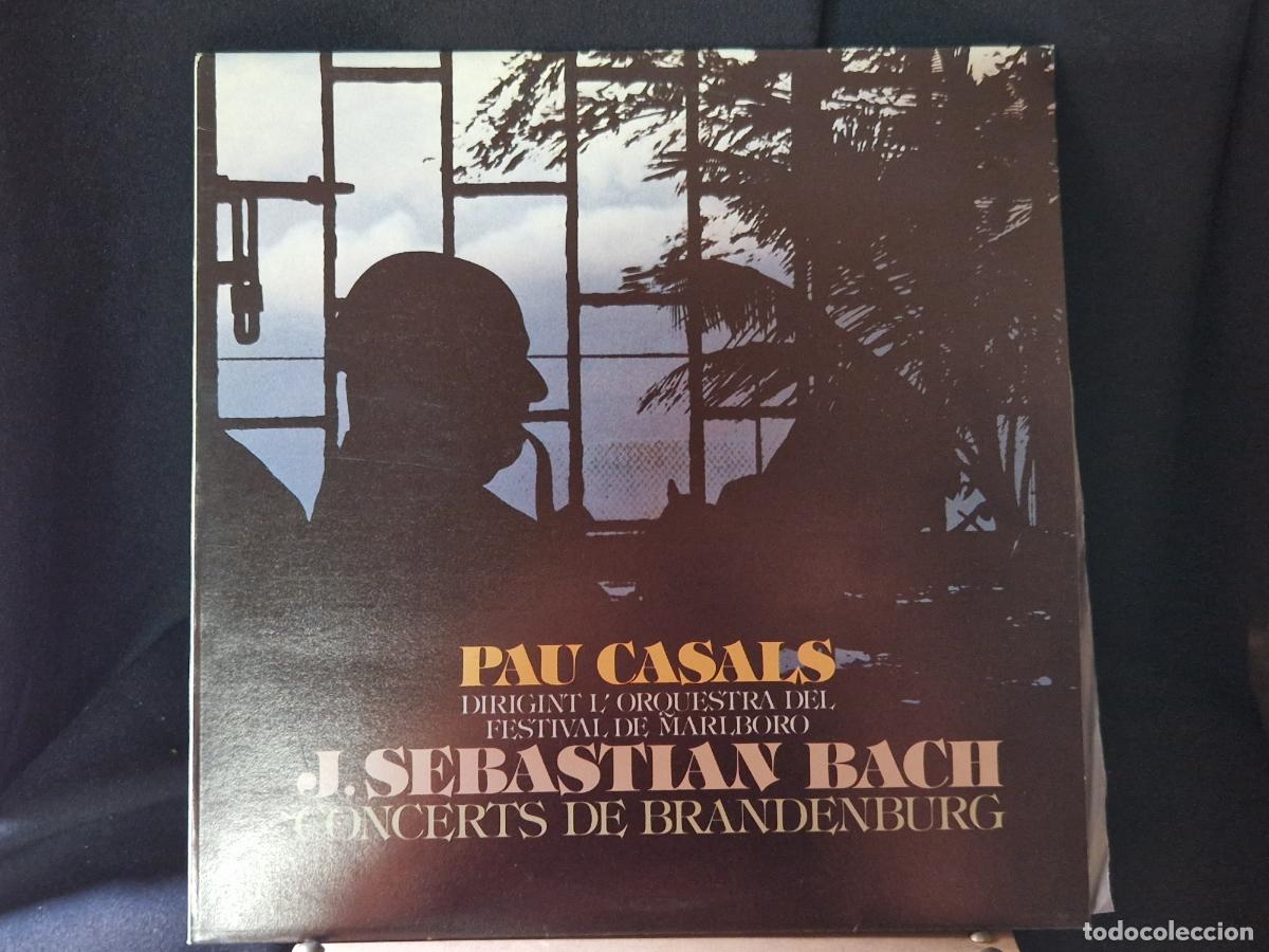 Discos de vinilo: SINGLE. PAU CASALS. DIRIGINT ORQUESTRA DEL FESTIVAL DE MARLBORO. J. SEBASTIAN BACH. CONCERTS