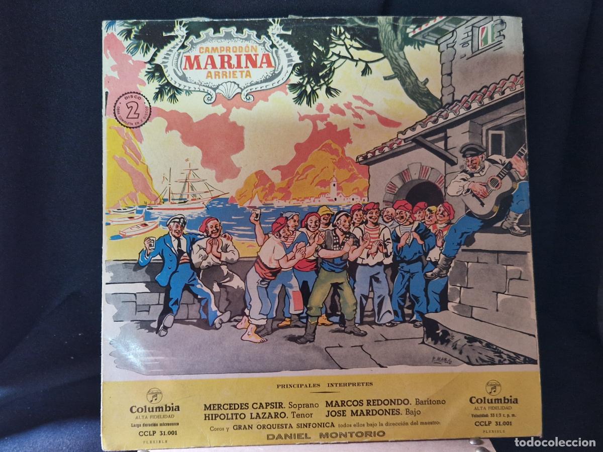 Discos de vinilo: SINGLE. CAMPROD&Ograve;N MARINA ARRIETA. NUMERO 2. MERCEDES CAPSIR. MARCOS REDONDO.