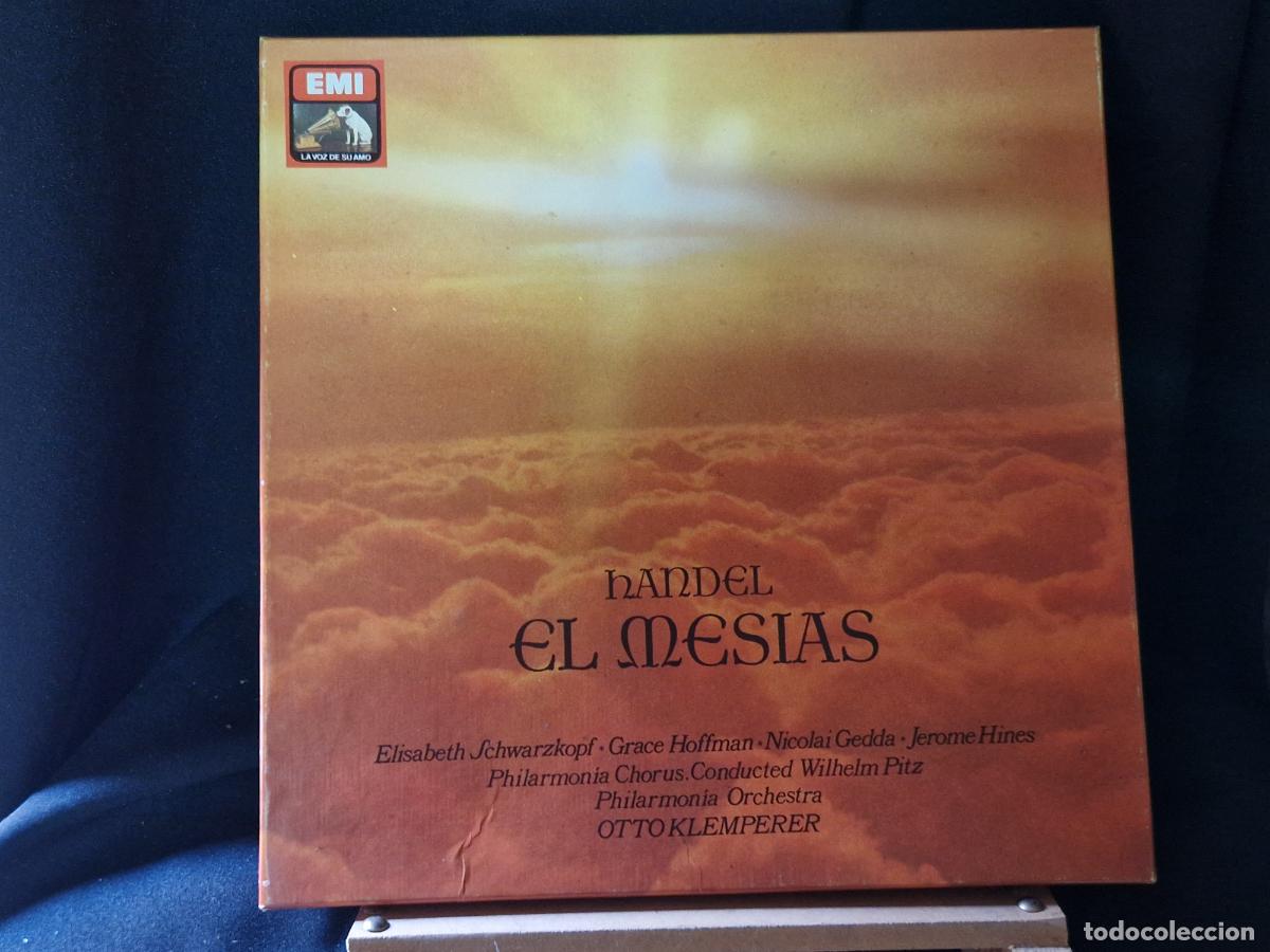 Discos de vinilo: SINGLE. NANDEL. EL MESIAS. ELIZABETH SCHWARZKOPF.