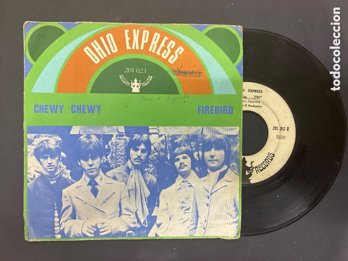 Discos de vinilo: SINGLE OHIO EXPRESS / CHEWY CHEWY / FIREBIRD EDITADO EN ESPA&Ntilde;A