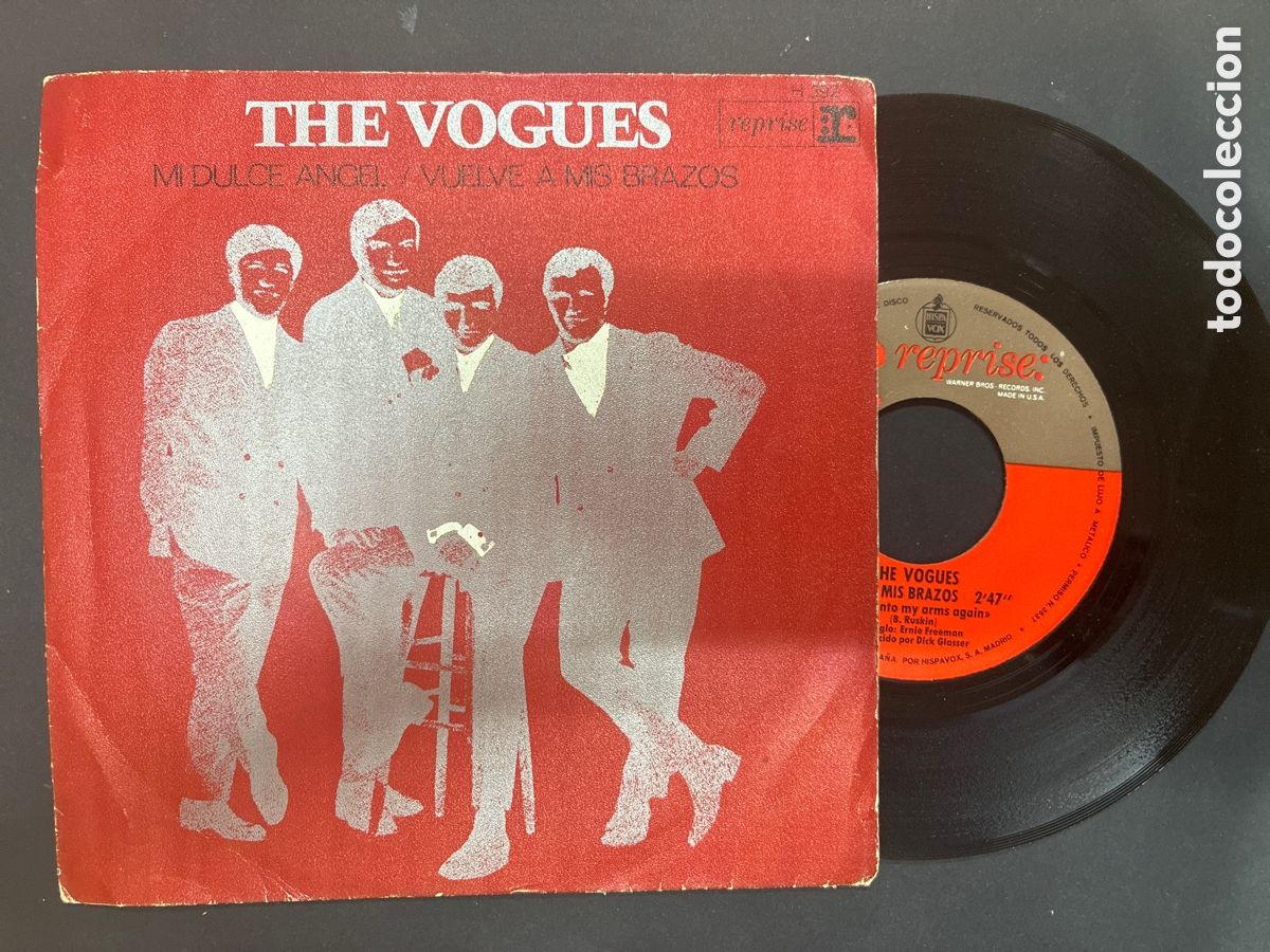Discos de vinilo: SINGLE THE VOGUES / MI DULCE ANGEL / VUELVE A MIS BRAZOS EDITADO EN ESPA&Ntilde;A