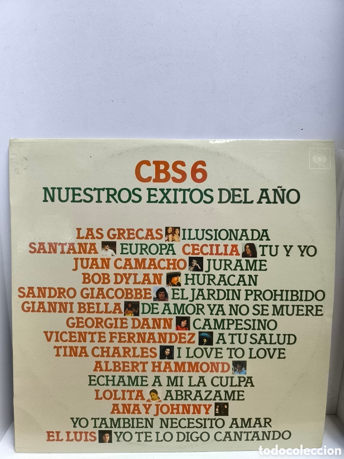 Discos de vinilo: Cbs 6 nuestros &eacute;xitos del a&ntilde;o vinilo 12&rdquo; excelente
