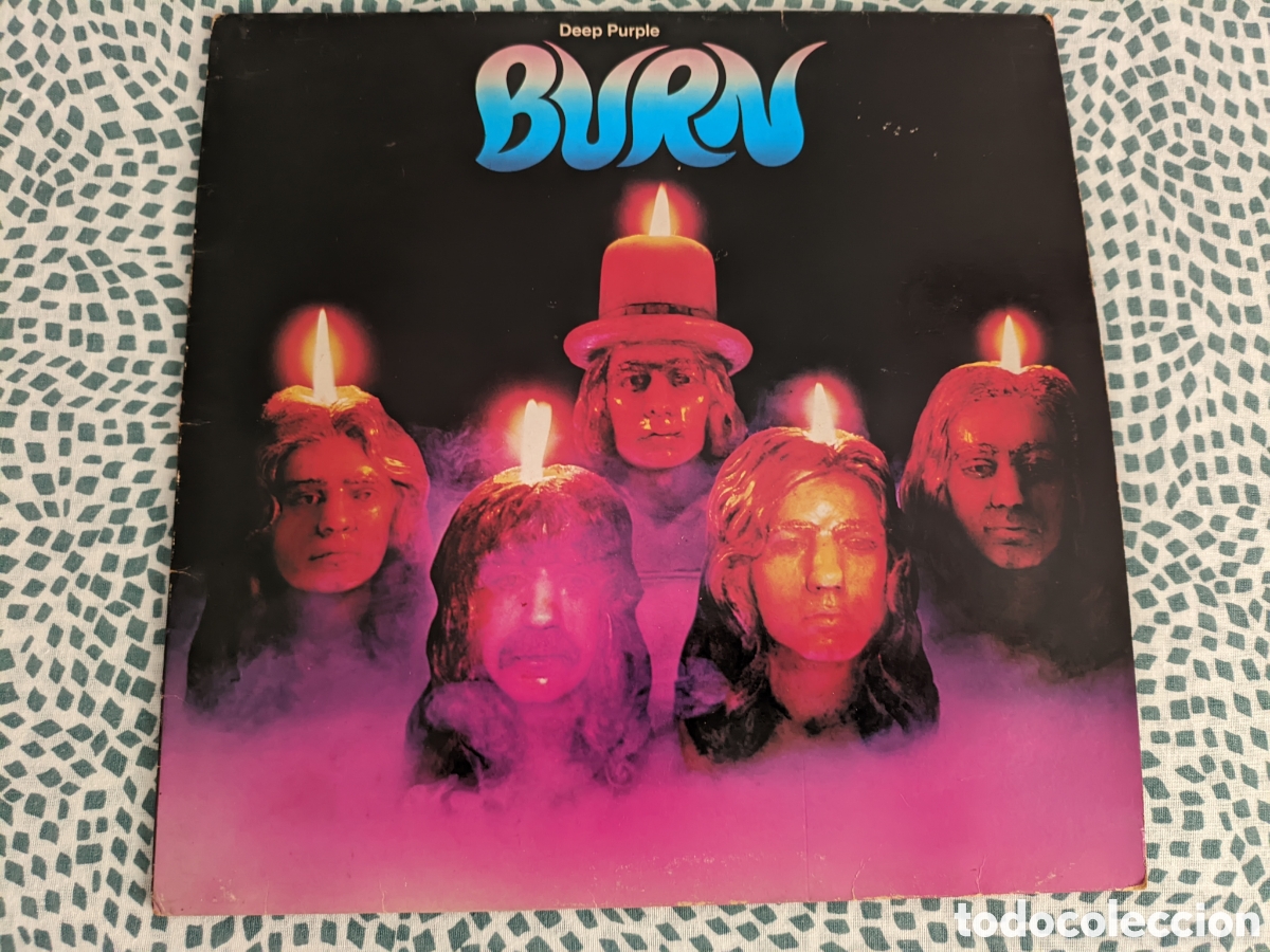 Discos de vinilo: // Deep Purple - Burn - Purple Records UK 1987