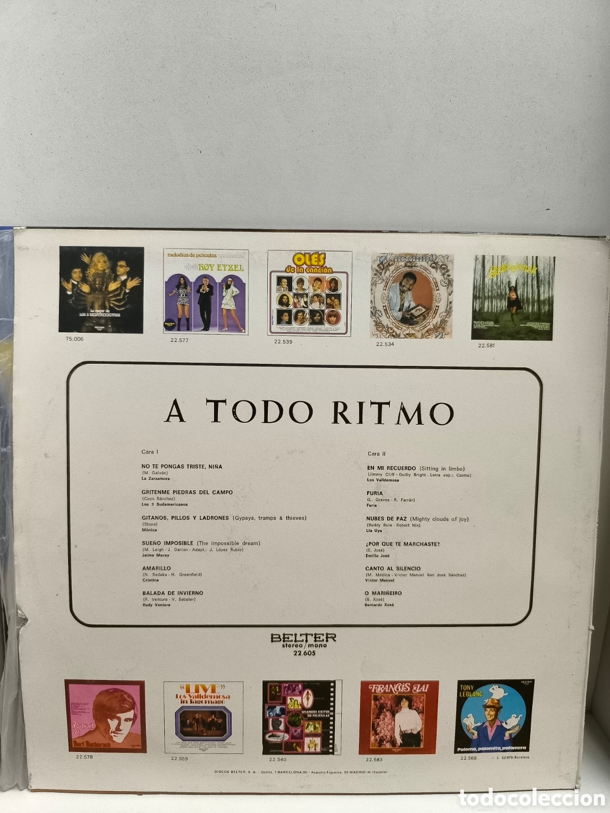 Discos de vinilo: A todo ritmo 1972 belter vinilo 12 - Foto 3