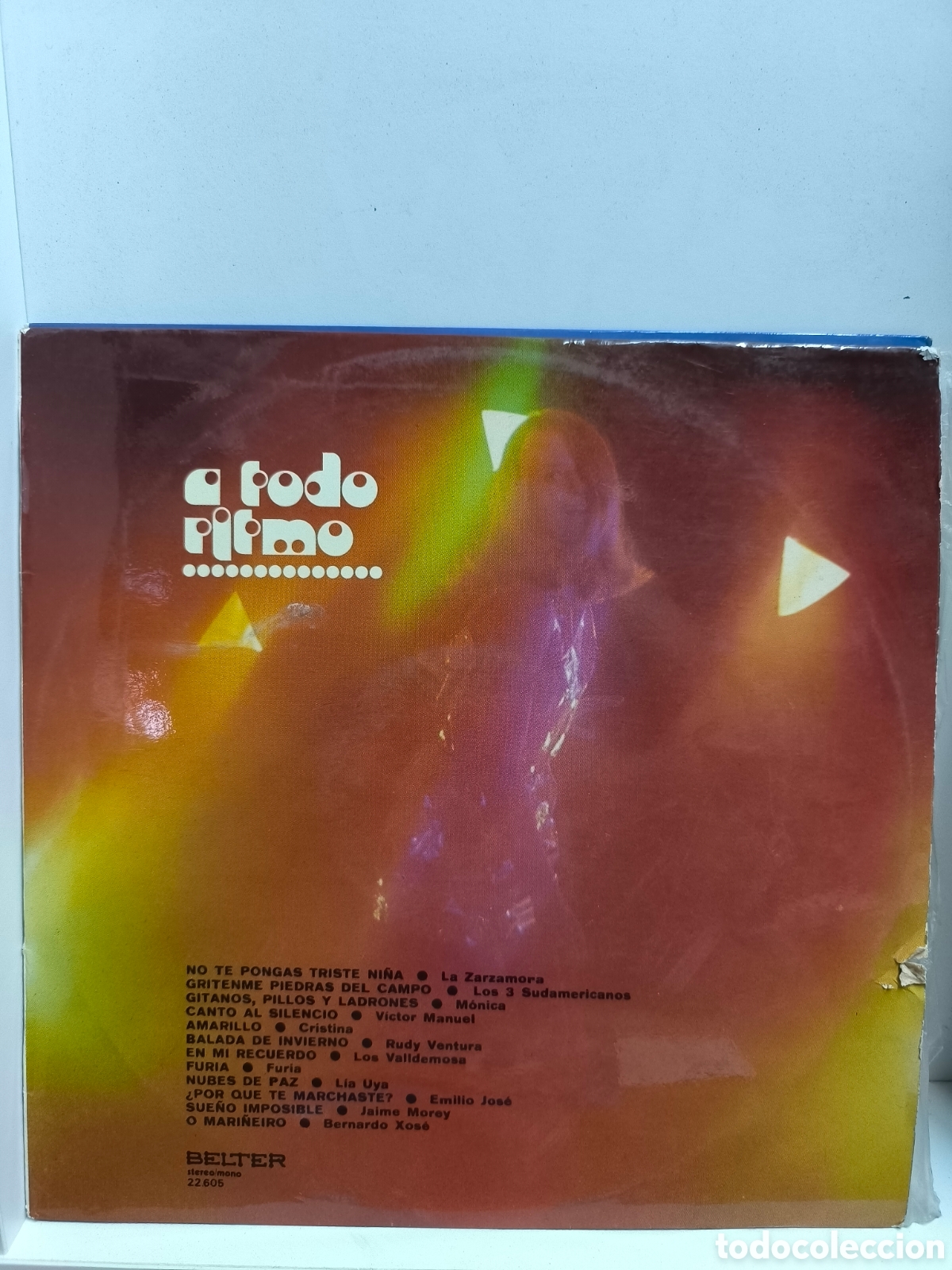 Discos de vinilo: A todo ritmo 1972 belter vinilo 12