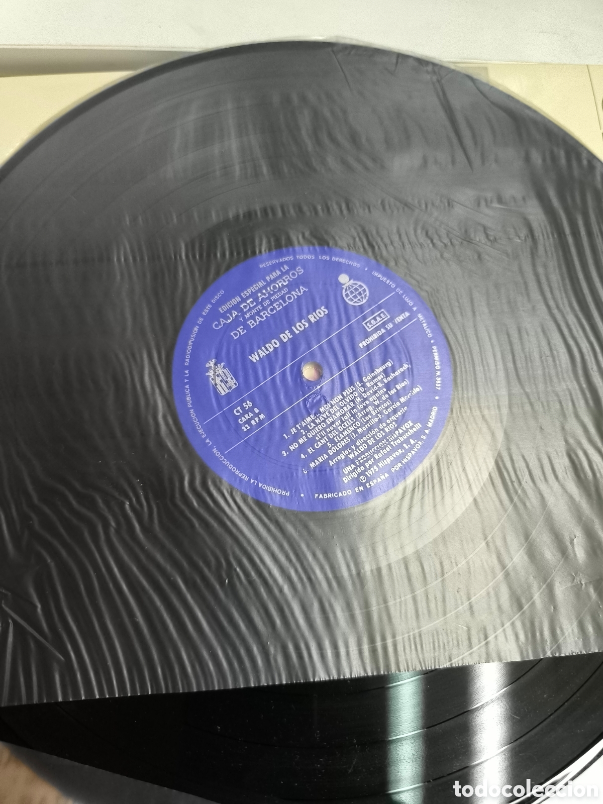 Discos de vinilo: Waldo de los r&iacute;os vinilo 12&rdquo; 1975 - Foto 3