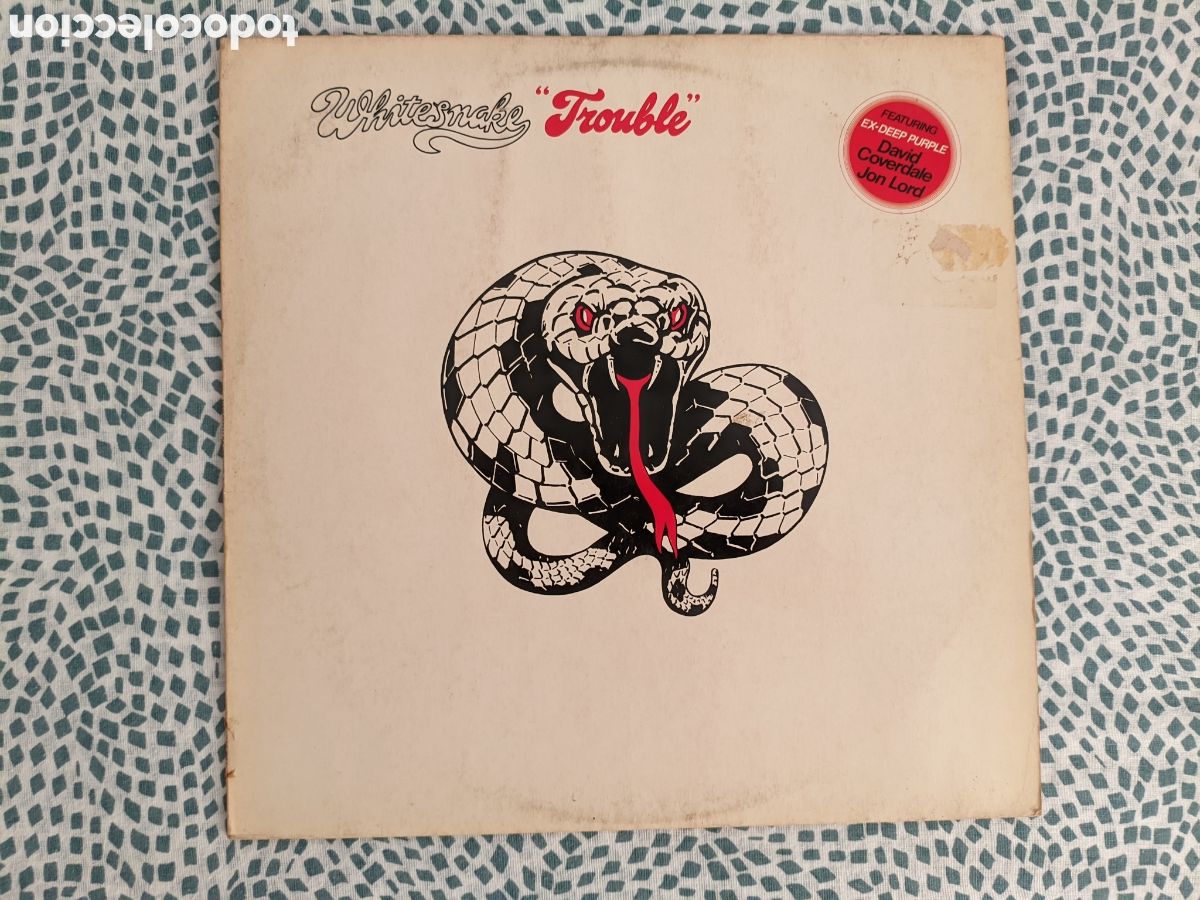 Discos de vinilo: // Whitesnake - Trouble - Harvest Germany 1978 - Foto 1