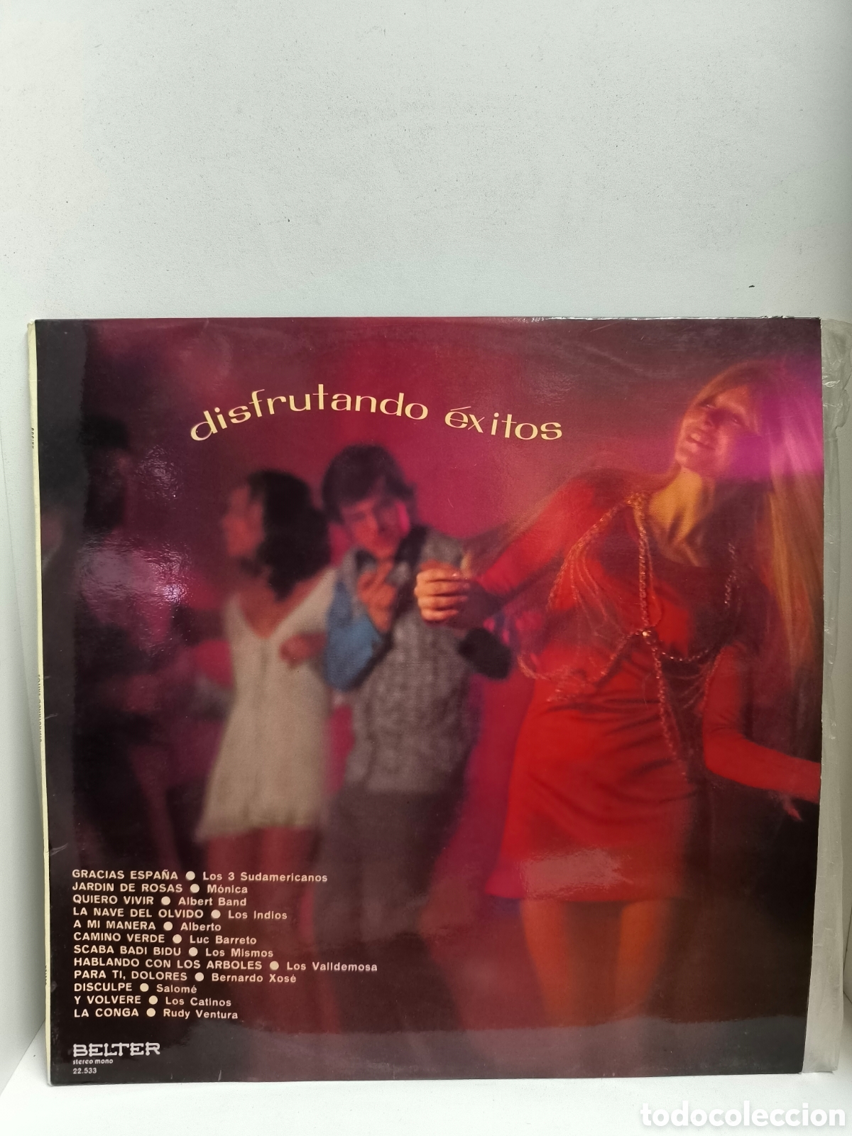 Discos de vinilo: Disfrutando &eacute;xitos recopilaci&oacute;n belter 1971 - Foto 1