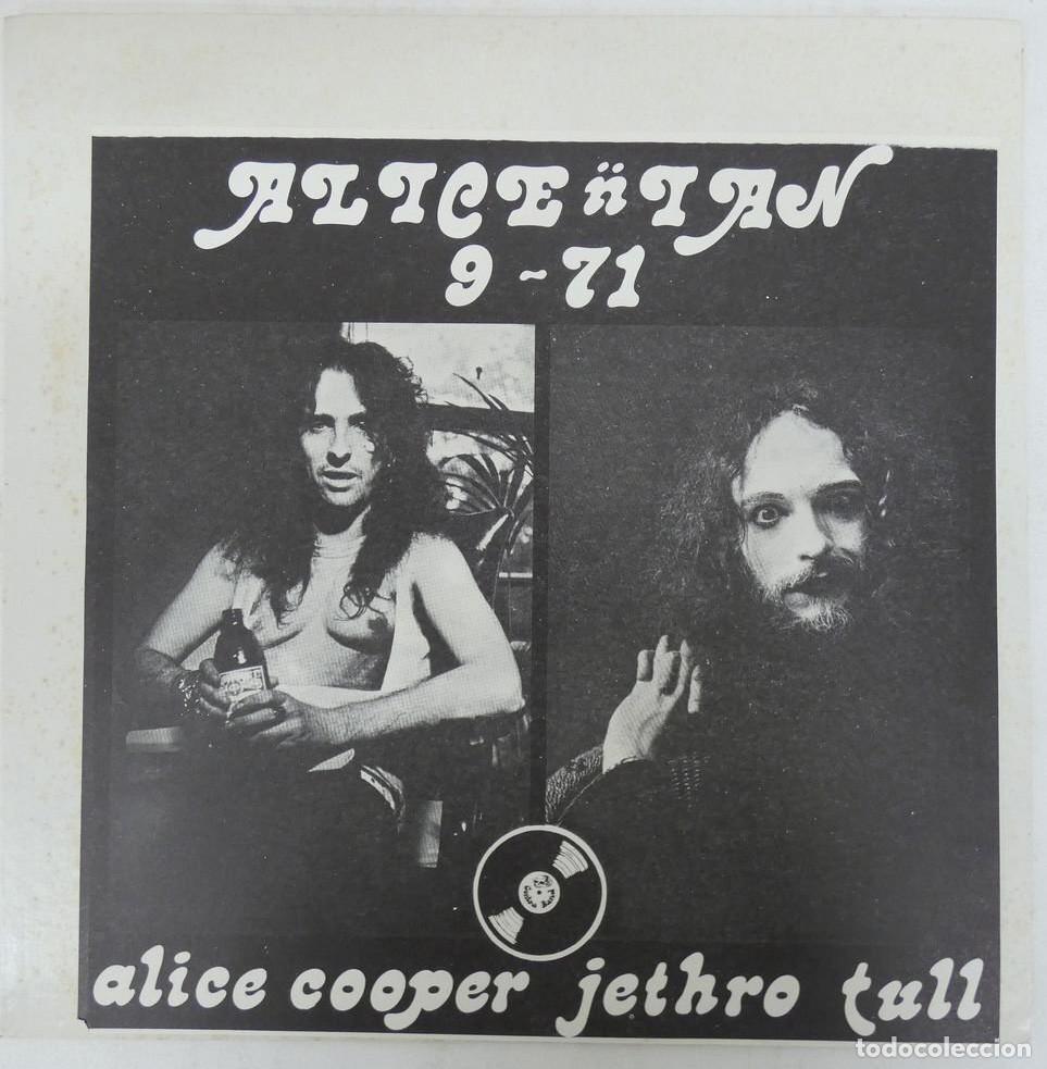 Discos de vinilo: Alice Cooper/ Jethro Tull - Alice 'n Ian 9-71 live in USA, impossible to find!!!!
