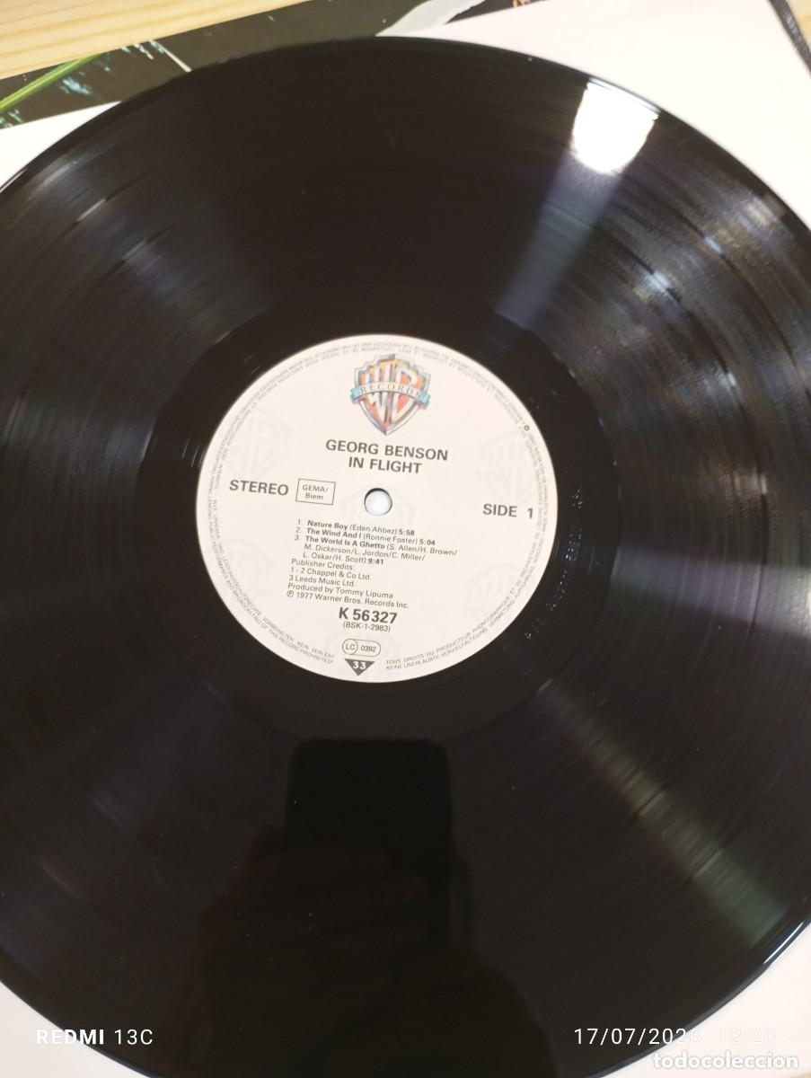 Discos de vinilo: LP - George benson - In Flight - Excelente copia - Foto 5