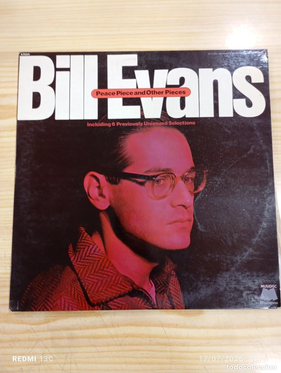Discos de vinilo: Doble Lp - Bill Evans &lrm;&ndash; Peace Piece And Other Pieces - Carpeta doble