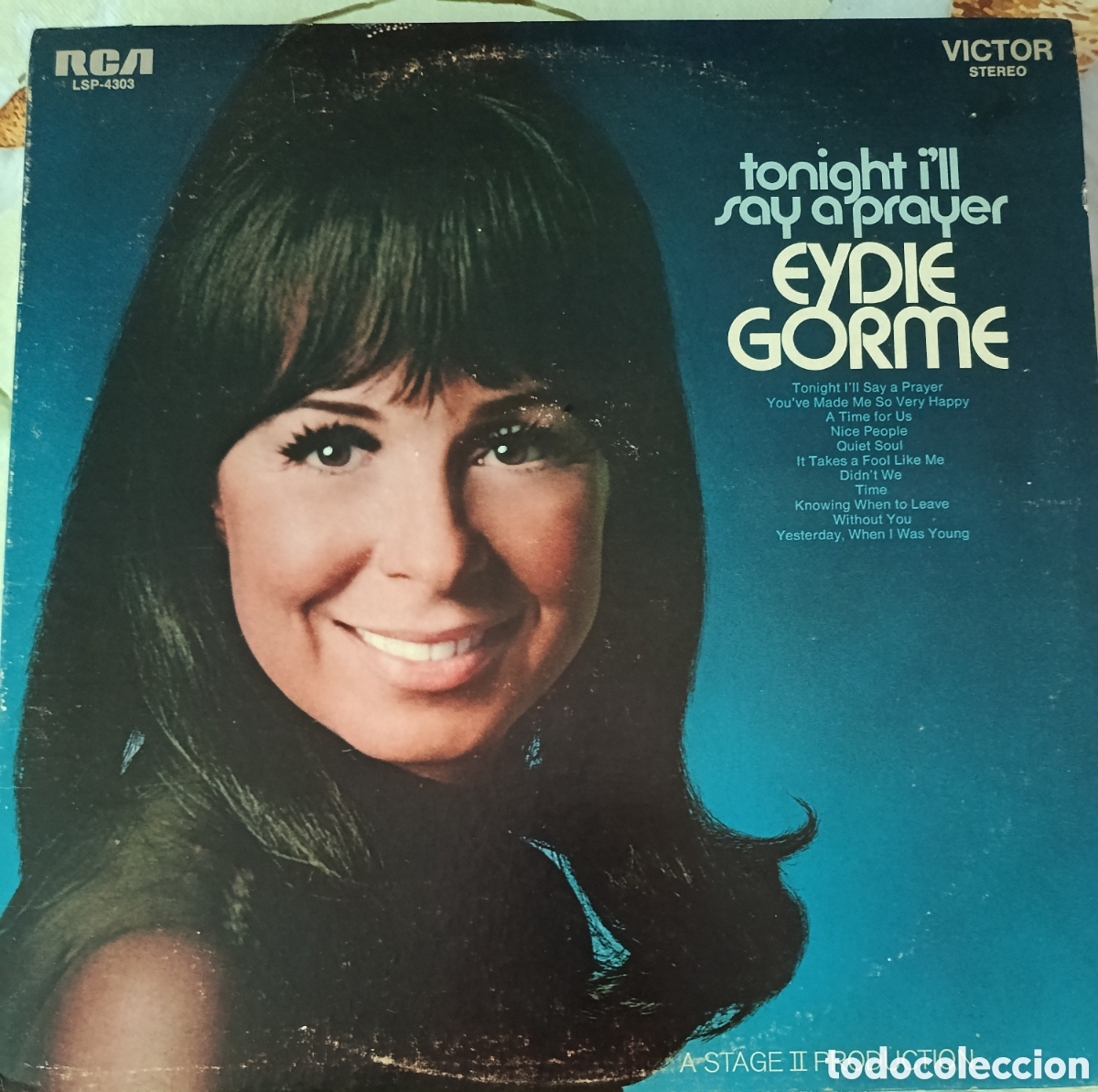 Discos de vinilo: Eydie Gorme Lp sello RCA V&iacute;ctor editado en USA.