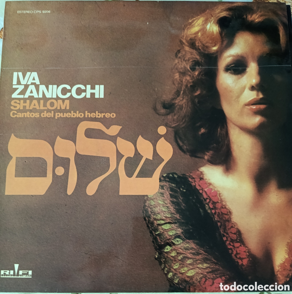 Discos de vinilo: Iva Zanicchi Lp sello Rifi editado en Espa&ntilde;a a&ntilde;o 1972 Cantos del pueblo Hebreo.