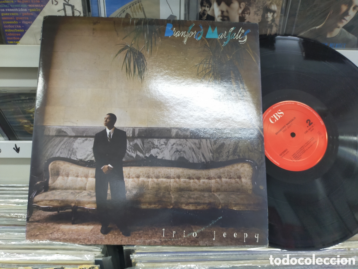 Discos de vinilo: Branford marsalis Doble lp trio jeepy Carpeta doble Espa&ntilde;a
