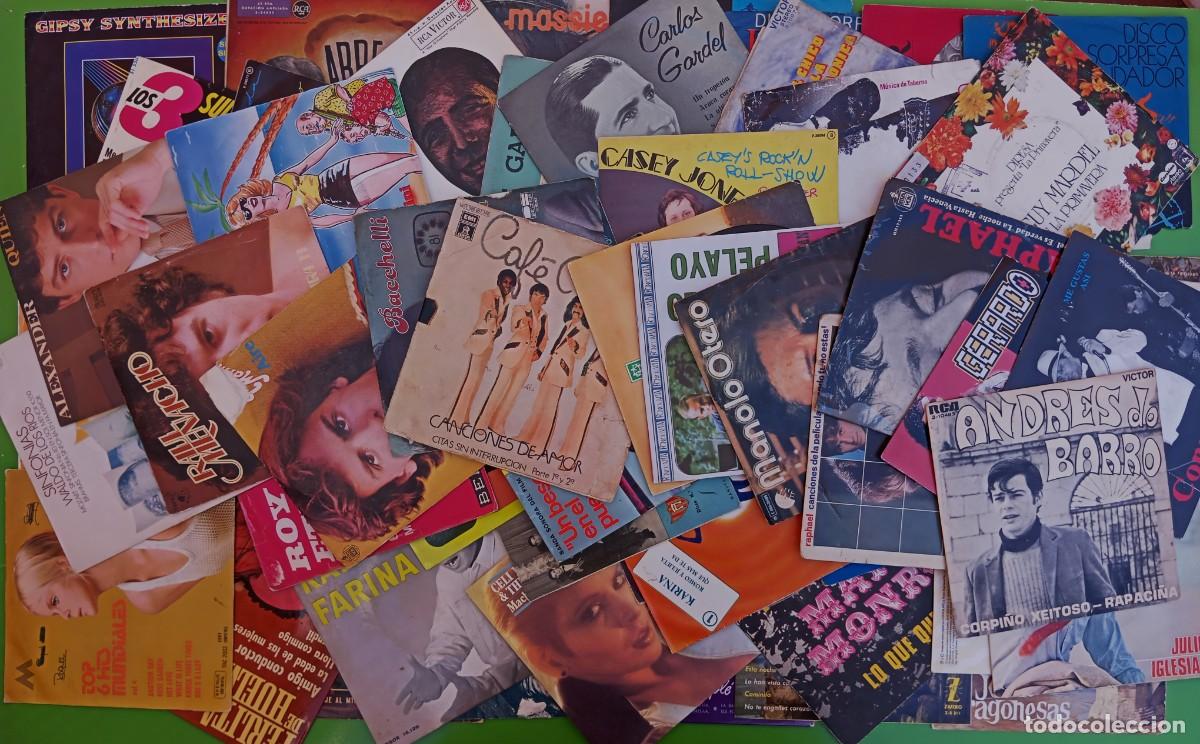 Discos de vinilo: Lote de 60 singles y EPs variados - Foto 1