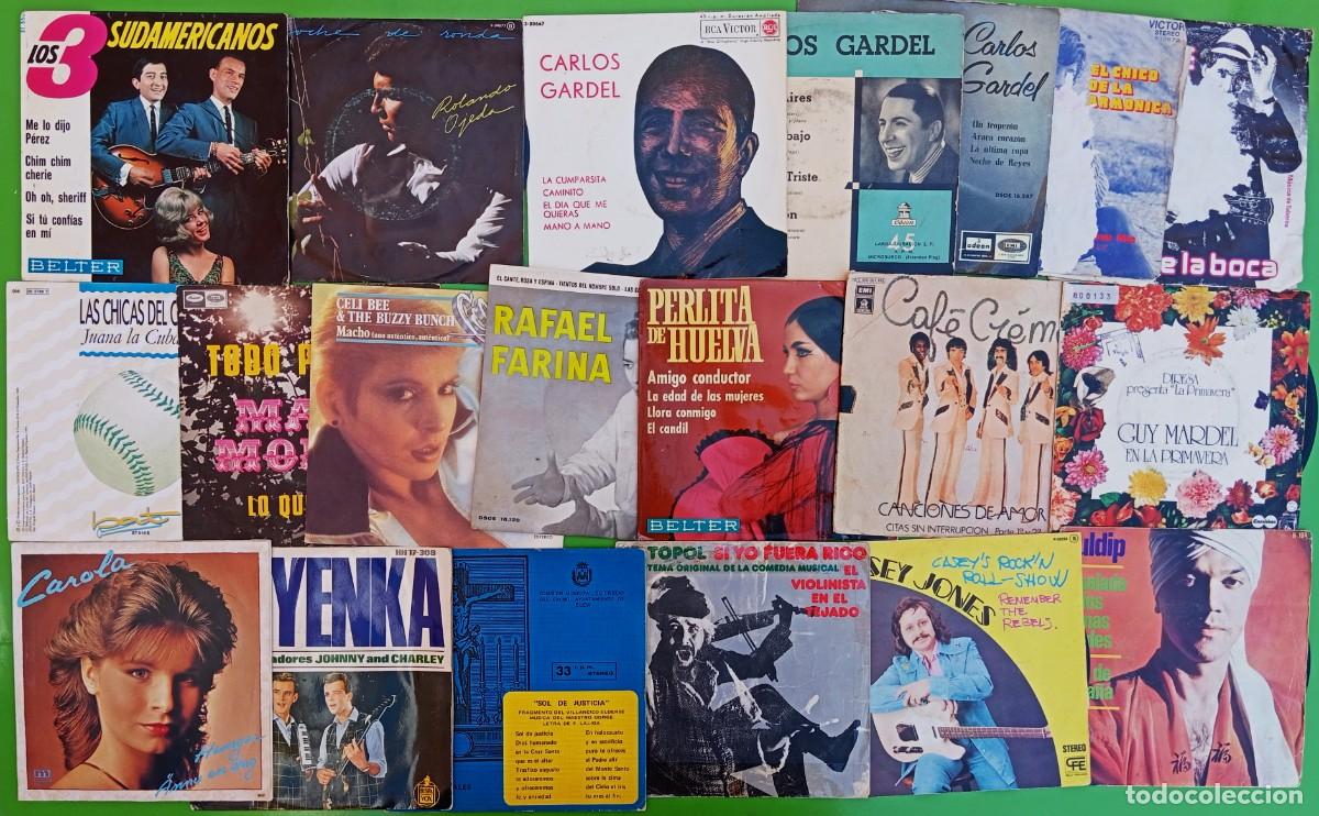 Discos de vinilo: Lote de 60 singles y EPs variados - Foto 3