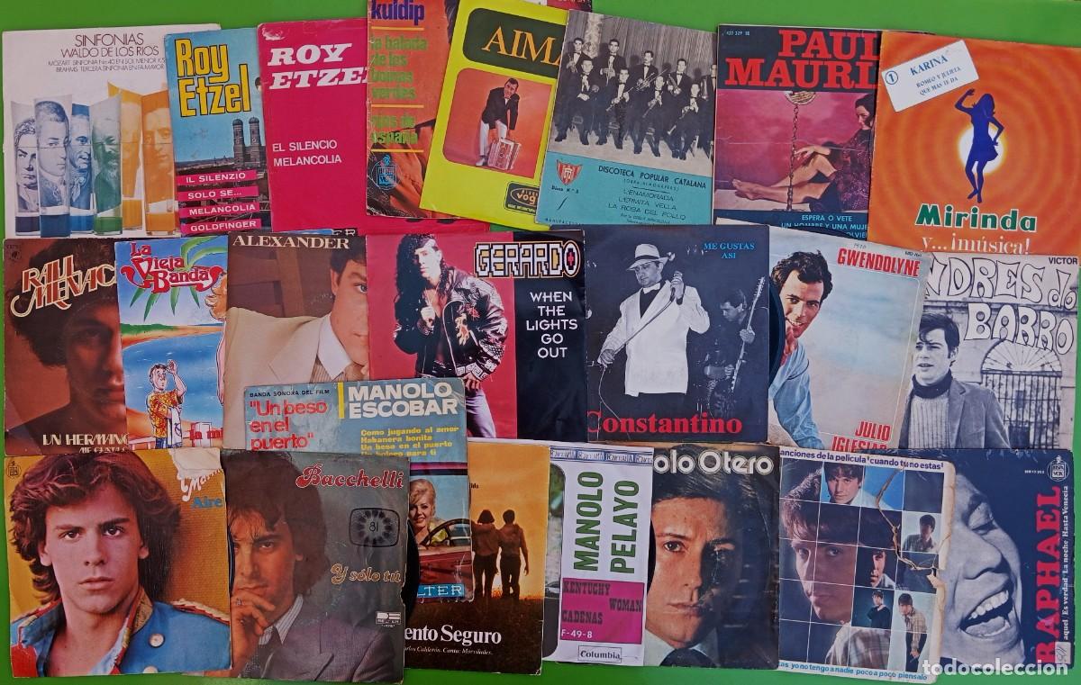 Discos de vinilo: Lote de 60 singles y EPs variados - Foto 4