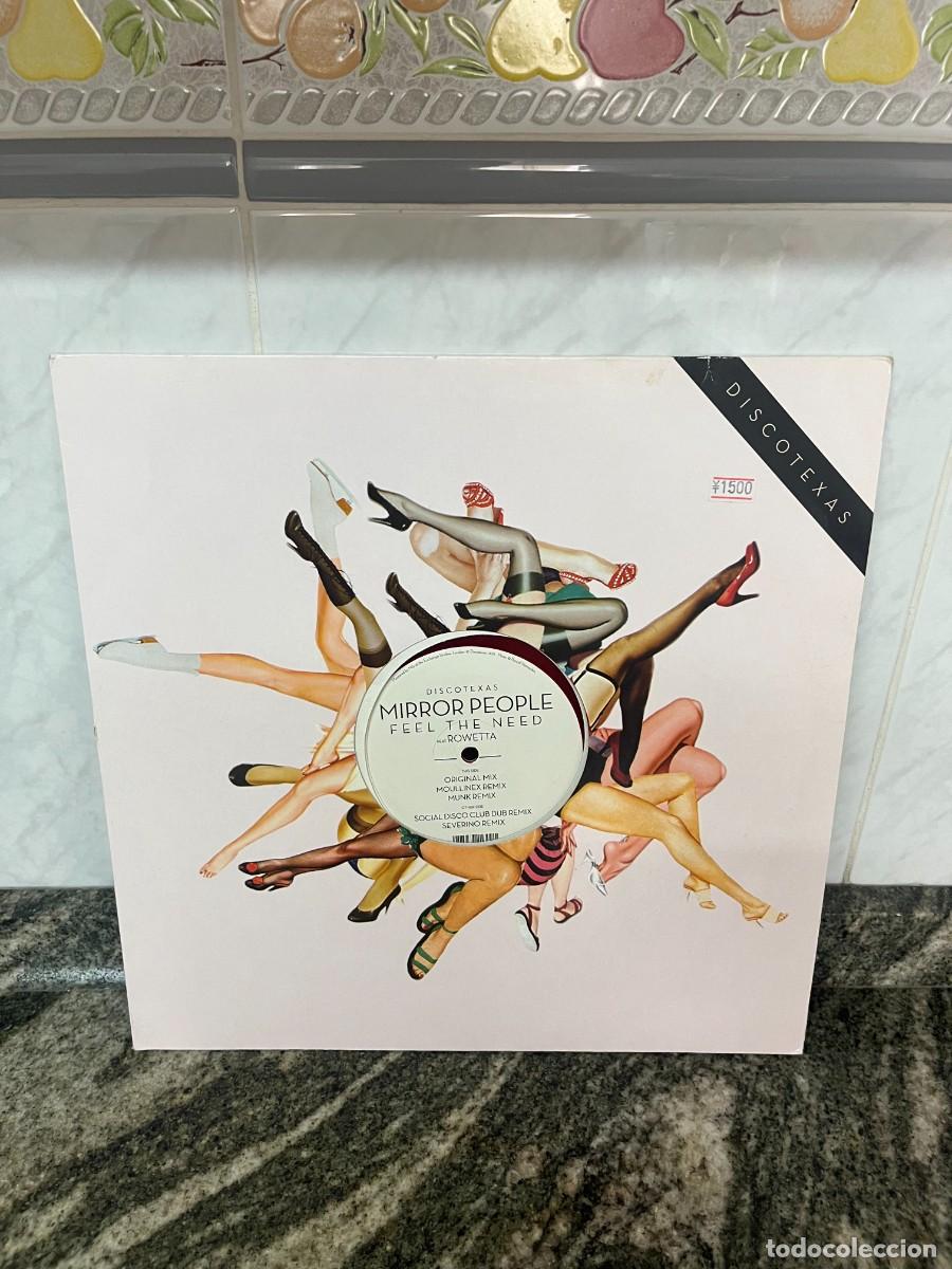 Discos de vinilo: Mirror People Feat. Rowetta Feel The Need - Foto 1