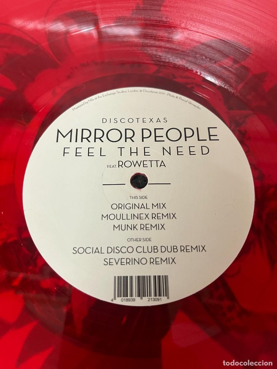 Discos de vinilo: Mirror People Feat. Rowetta Feel The Need - Foto 3
