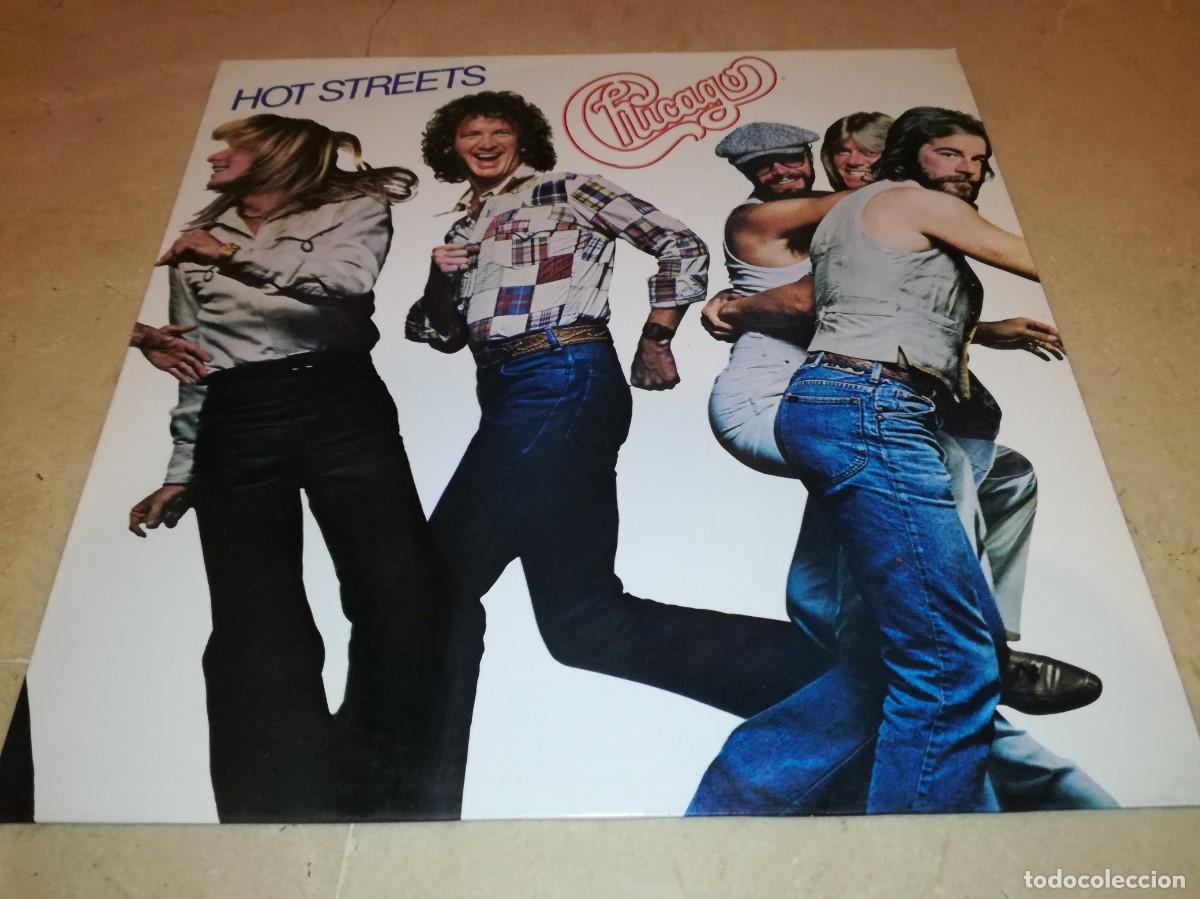 Discos de vinilo: CHICAGO-HOT STREETS-EDICI&Oacute;N ESPA&Ntilde;OLA-EN EXCELENTE ESTADO