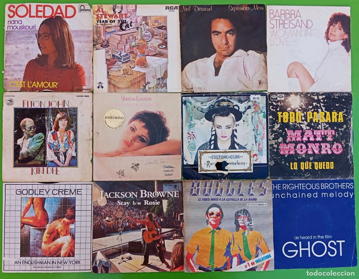 Discos de vinilo: Lote 12 Singles: Al Stewart, Sheena Easton, Culture Club, Godley & Creme, Jackson Browne, Buggles...