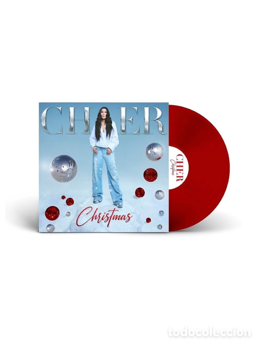 Discos de vinilo: CHER DISCO VINILO ROJO RUBI CHRISTMAS NUEVO Y PRECINTADO MARIAH CAREY